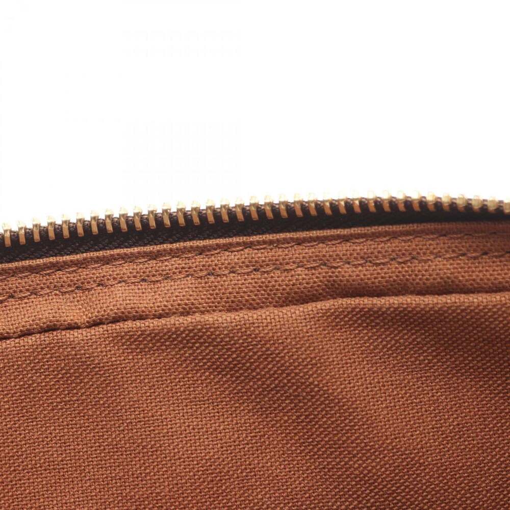 LOUIS VUITTON Authentic Brown Monogram Leather Trotter Shoulder Bag - Picture 6 of 10